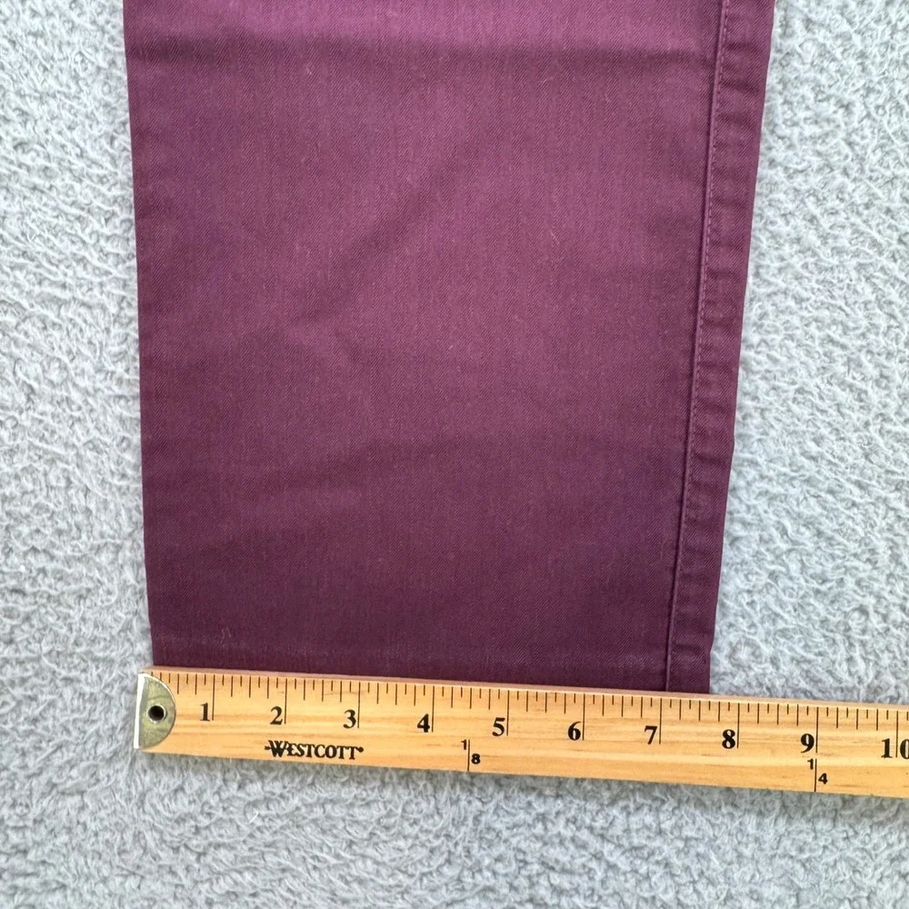 Under Armour Mens 34x31 Maroon Herringbone Chino Pants Straight Leg Stretch Golf